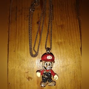 Betsey Johnson Mario Pendant necklace